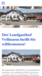 Mobile Screenshot of gasthof-vollmann.at